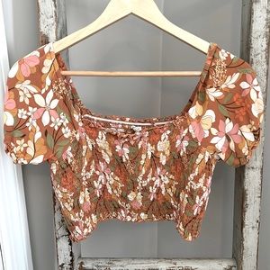Aerie - Floral Top - Size S